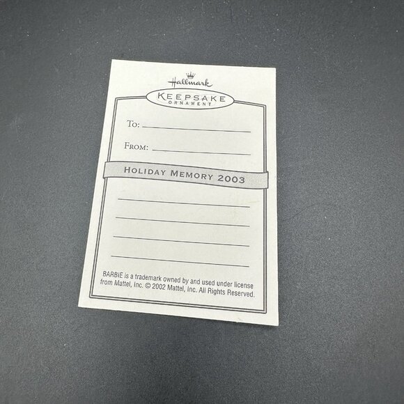 Vtg MALIBU BARBIE Christmas Ornament Keepsake Collectors Series 2003 - Picture 3 of 11